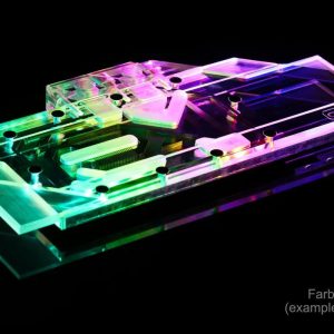 Alphacool Eisblock Aurora Acryl GPX-A Radeon RX 5700 XT Thicc II / III
