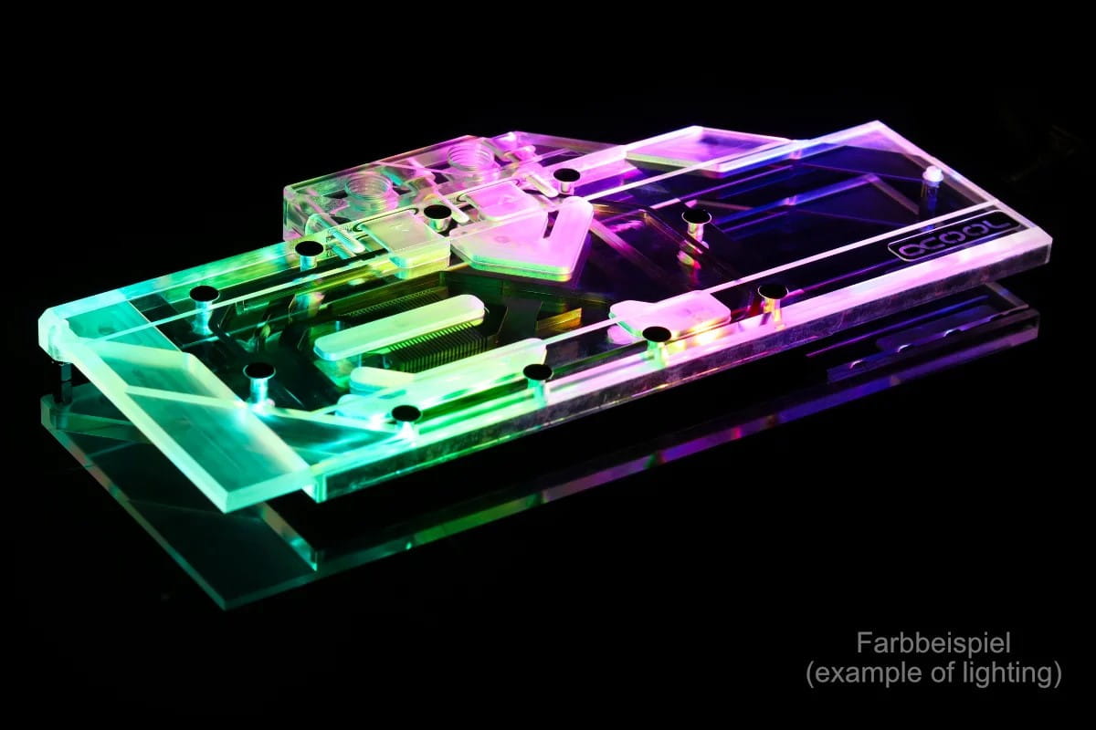 Alphacool Eisblock Aurora Acryl GPX-A Radeon RX 5700 XT Thicc II / III