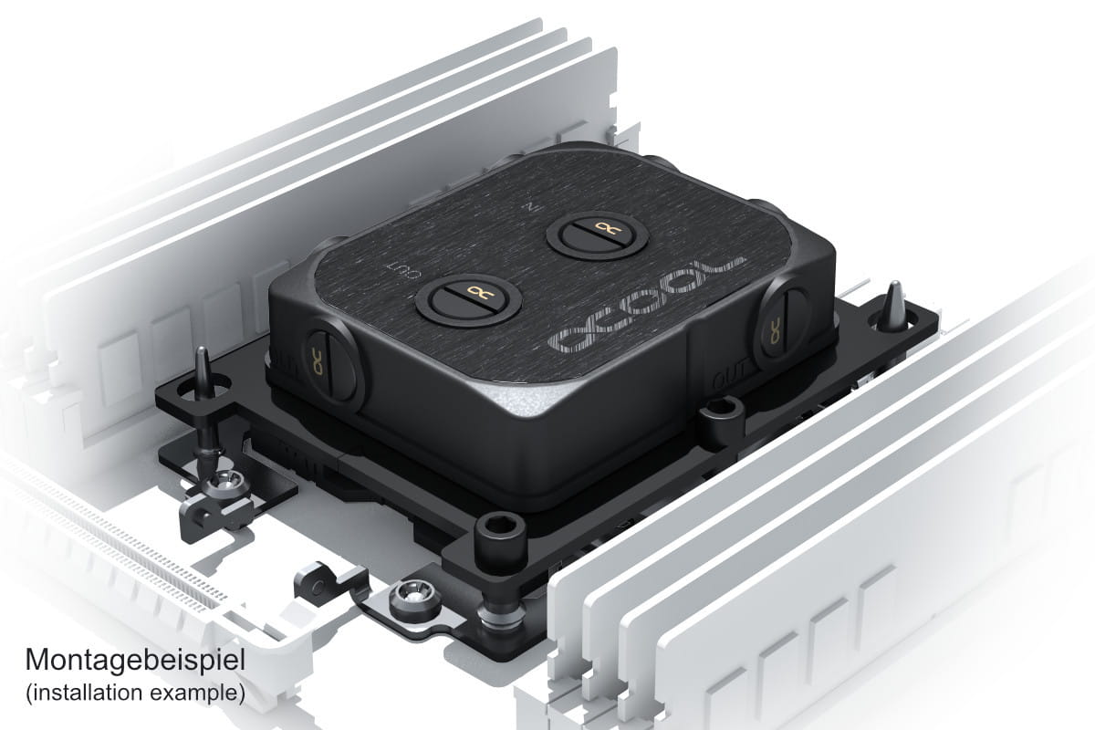 Alphacool Eisblock XPX Pro screw kit Kit 7,5mm for Socket 3647