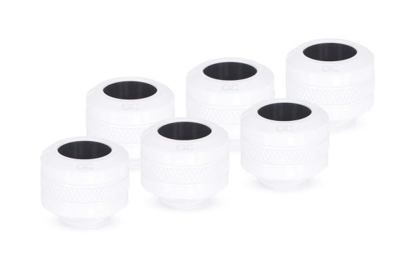 Alphacool Eiszapfen PRO 13mm HardTube fitting G1/4 – white sixpack