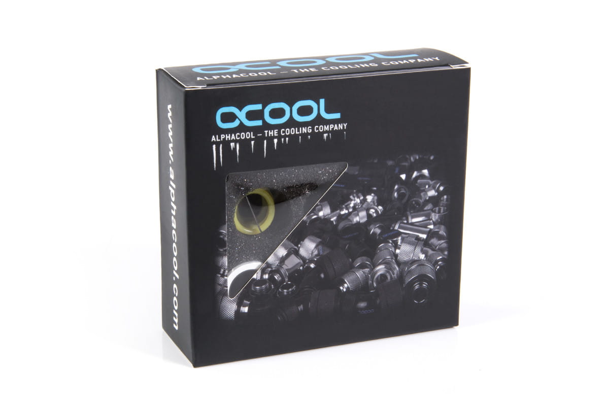 Alphacool Eiszapfen PRO 13mm HardTube fitting G1/4 - white sixpack : image 5
