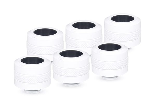 Alphacool Eiszapfen PRO 16mm HardTube fitting G1/4 – white sixpack