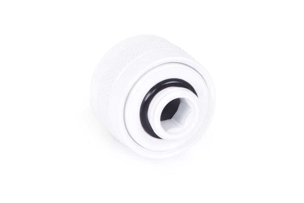Alphacool Eiszapfen PRO 16mm HardTube fitting G1/4 - white sixpack : image 3
