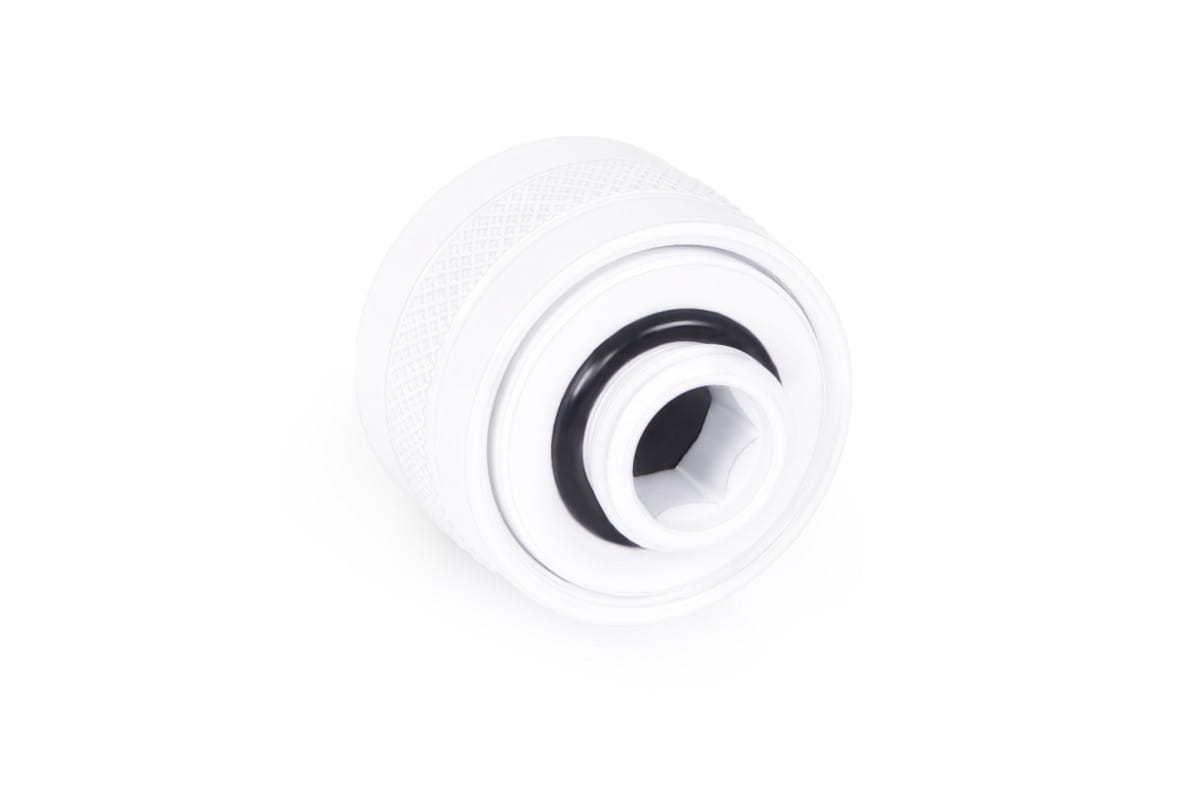 Alphacool Eiszapfen PRO 16mm HardTube fitting G1/4 - white sixpack : image 3