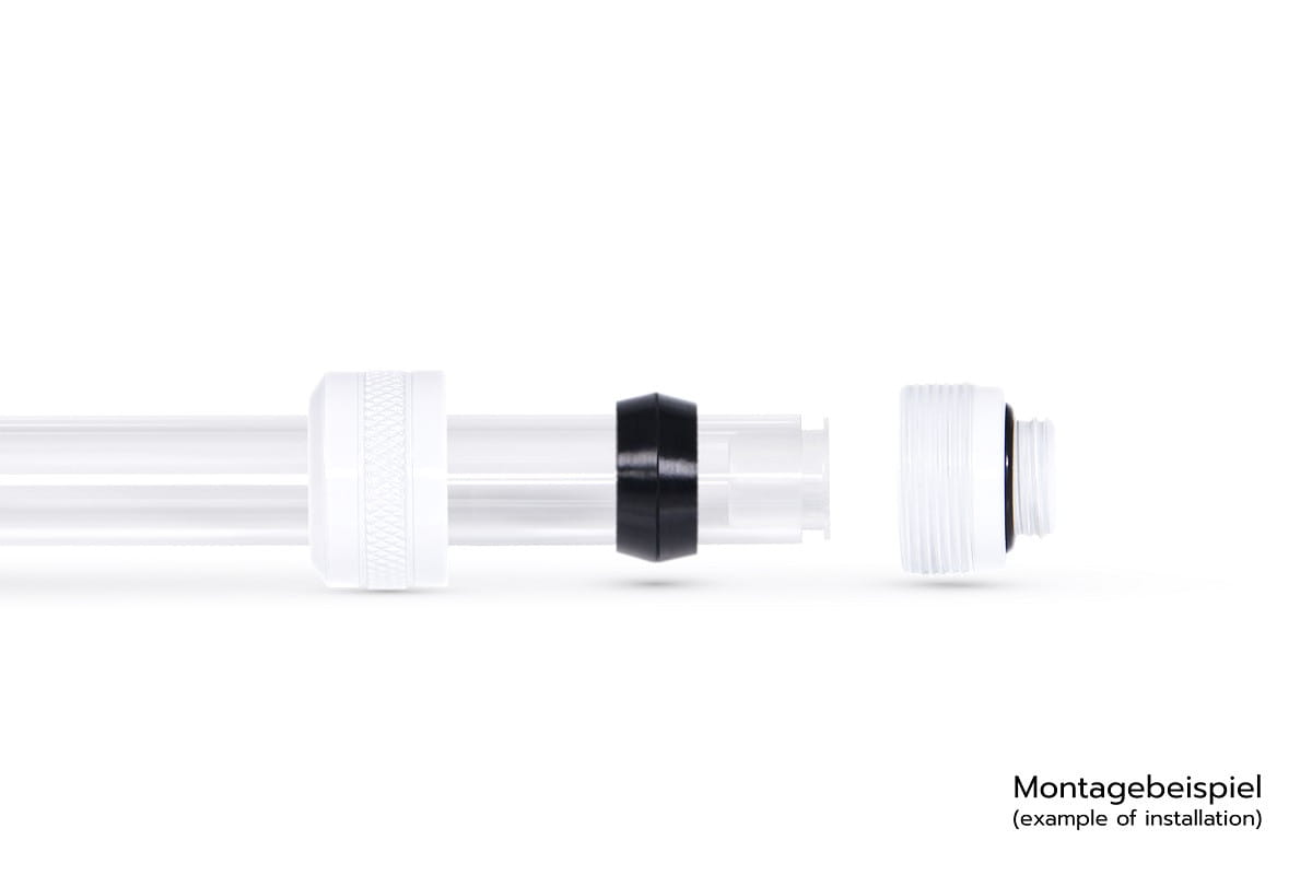 Alphacool Eiszapfen PRO 16mm HardTube fitting G1/4 - white sixpack : image 4