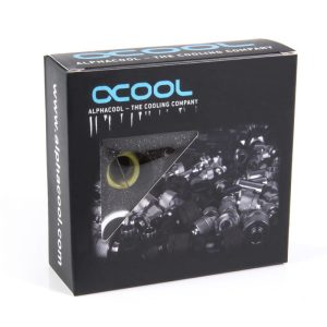 Alphacool Eiszapfen PRO 16mm HardTube fitting G1/4 - white sixpack : image 5