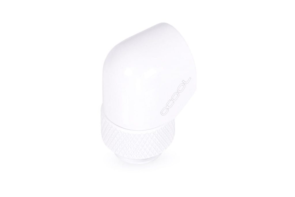 Alphacool Eiszapfen L-connector rotatable G1/4 outer thread to G1/4 inner thread - white : image 3