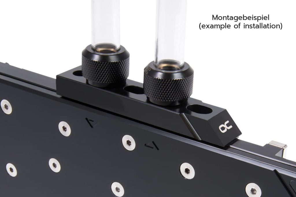 Alphacool Eisblock Aurora Terminal flat straight - Acetal