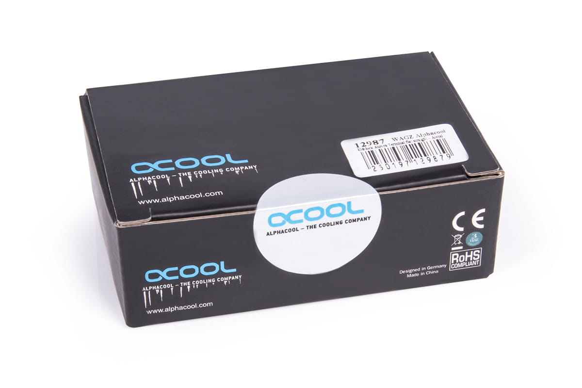 Alphacool Eisblock Aurora Terminal flat straight - Acetal