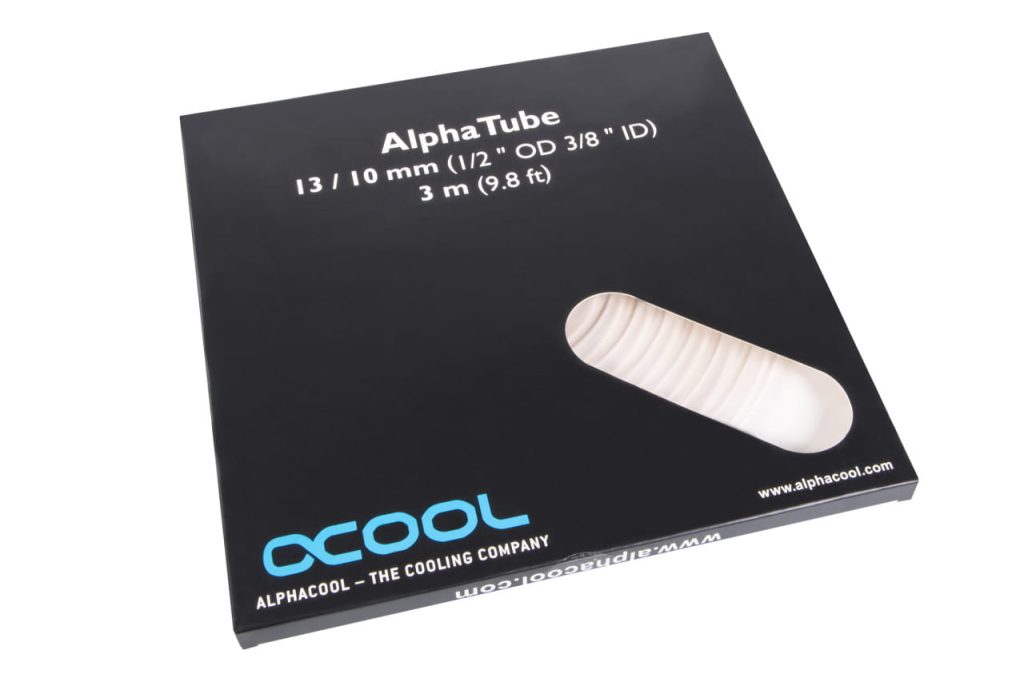 Alphacool tubing AlphaTube HF 13/10 (3/8ID) - Ultra Clear 3m (9,8ft) Retailbox - B-Grade
