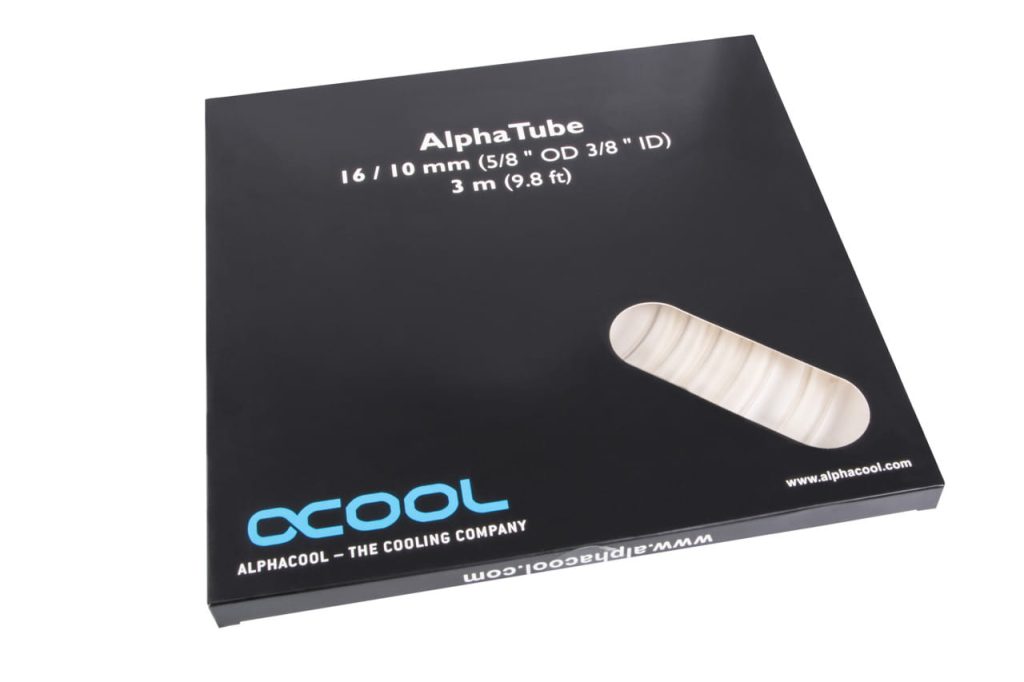 Alphacool tubing AlphaTube HF 16/10 (3/8ID) - Ultra Clear 3m (9,8ft) Retailbox