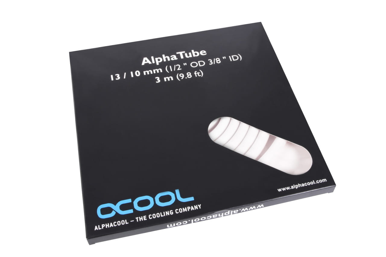 Alphacool tubing AlphaTube HF 13/10 (3/8ID) - UV white 3m (9,8ft) Retailbox : image 4