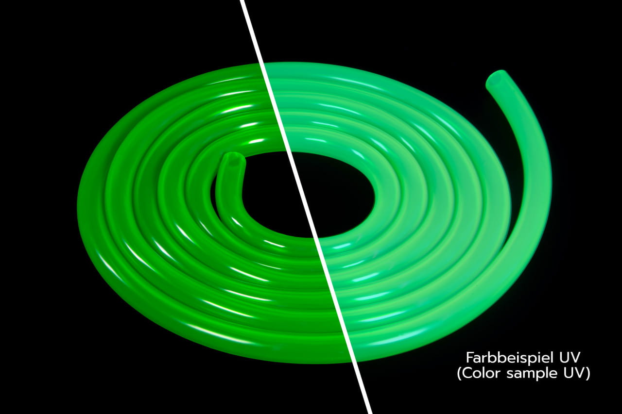 Alphacool tubing AlphaTube HF 16/10 (3/8ID) - UV green 3m (9,8ft) Retailbox