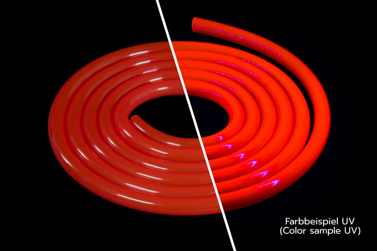 Alphacool tubing AlphaTube HF 16/10 (3/8ID) - UV red 3m (9,8ft) Retailbox
