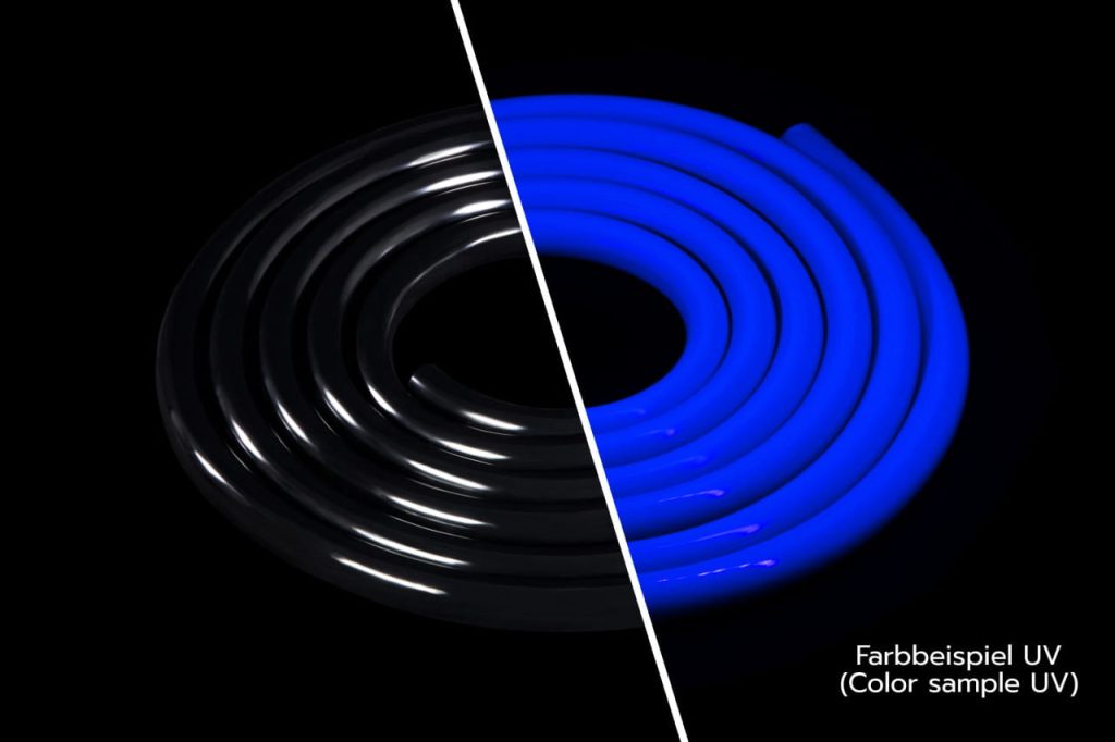 Alphacool tubing AlphaTube HF 16/10 (3/8ID) - UV black 3m (9,8ft) Retailbox