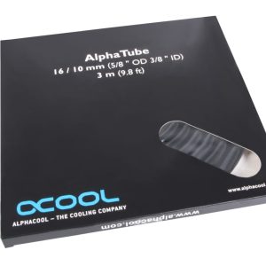 Alphacool tubing AlphaTube HF 16/10 (3/8ID) - UV black 3m (9,8ft) Retailbox