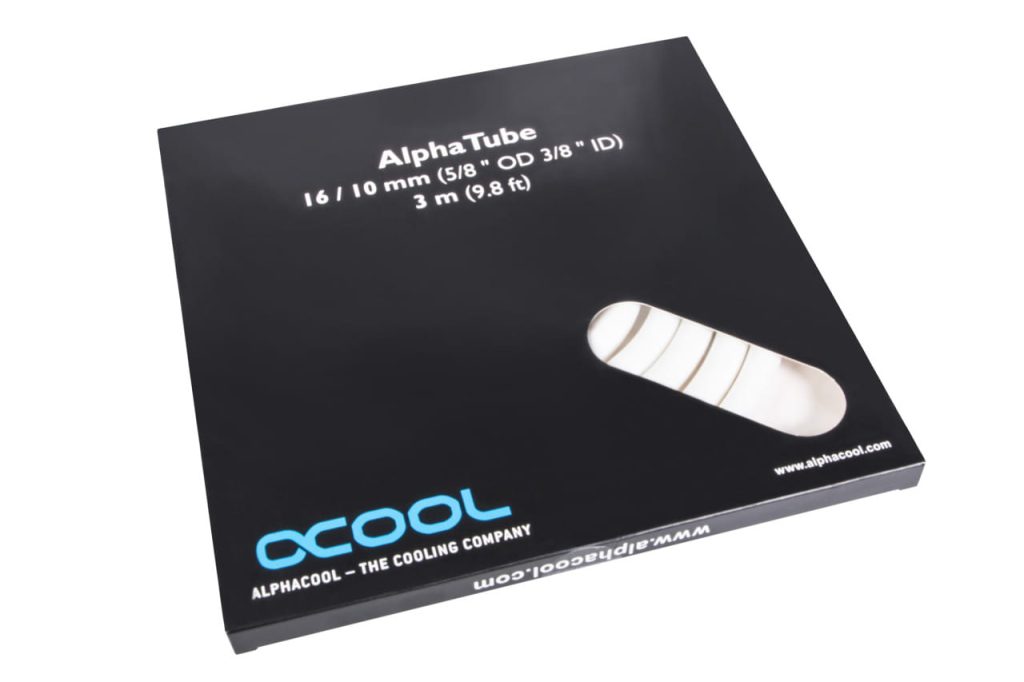 Alphacool tubing AlphaTube HF 16/10 (3/8ID) - UV white 3m (9,8ft) Retailbox : image 4