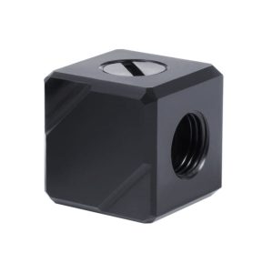 Alphacool Eiszapfen connection terminal 5-way G1/4 IT - Black Acetal : image 2