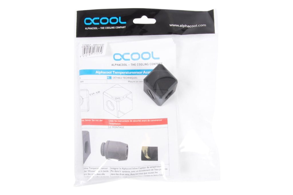 Alphacool Eiszapfen connection terminal 5-way G1/4 IT - Black Acetal : image 4
