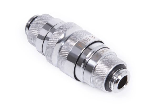 Alphacool Eiszapfen quick release connector kit G1/4 outer thread – Chrome