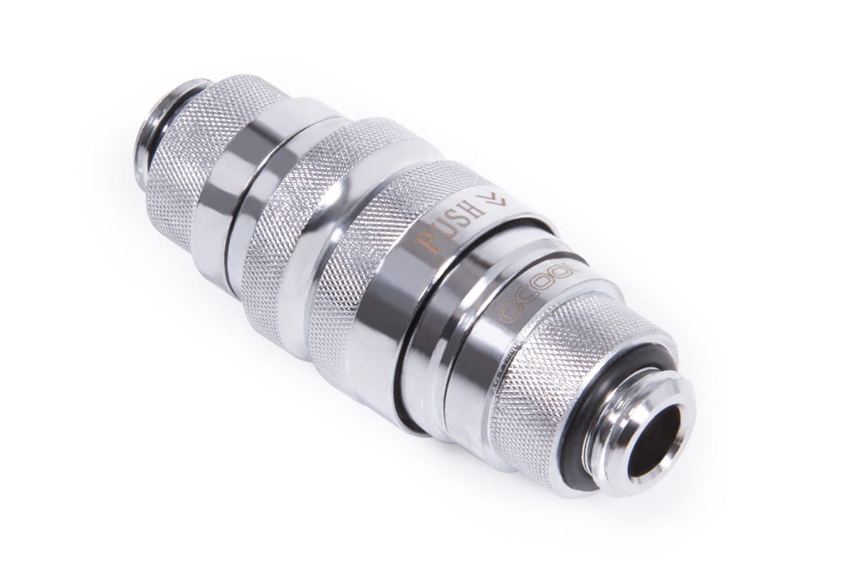 Alphacool Eiszapfen quick release connector kit G1/4 outer thread - Chrome