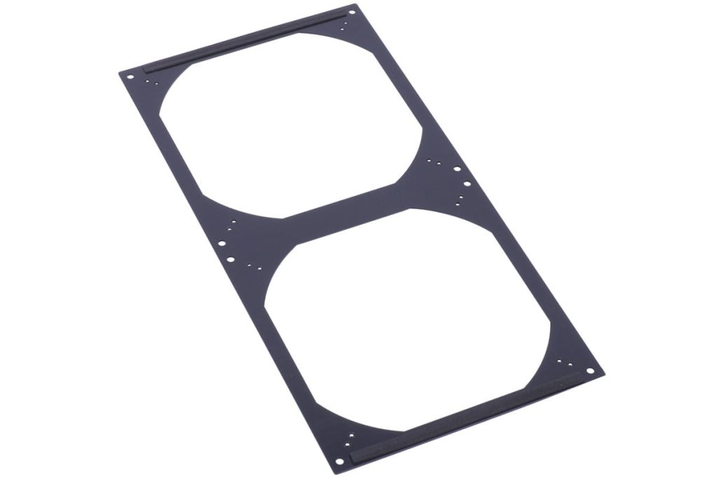 Alphacool Radiator 400mm fan grill 2x180/200mm - Black