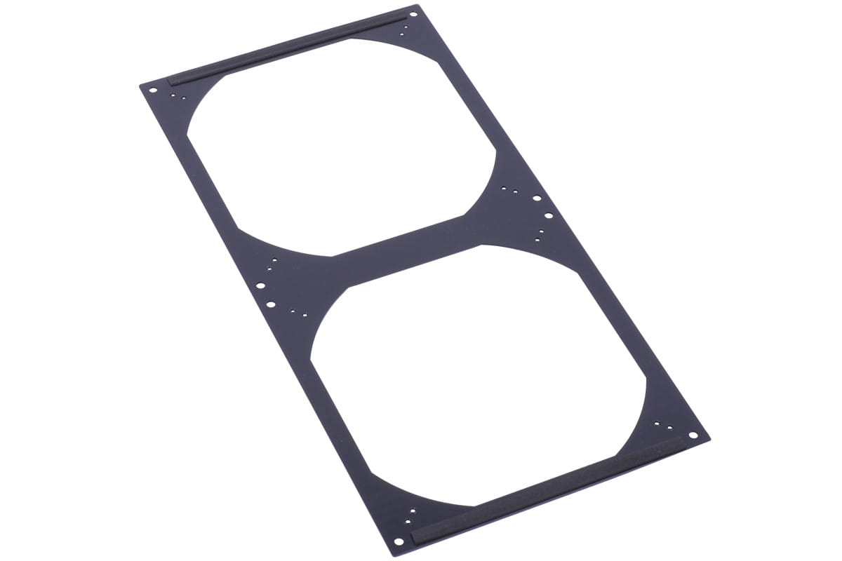 Alphacool Radiator 400mm fan grill 2x180/200mm - Black