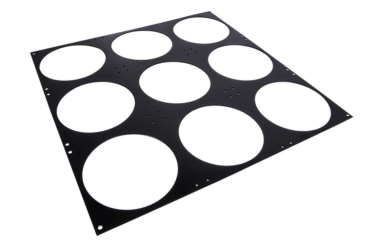Alphacool SuperNova 1260 fan grill 9x140mm - black : image 1