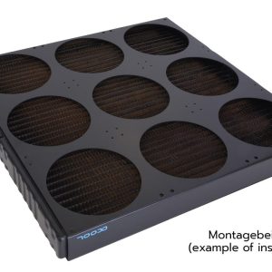 Alphacool SuperNova 1260 fan grill 9x140mm - black : image 2