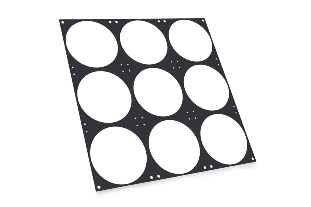 Alphacool Nova 1080 fan grill 9x120mm - black : image 1