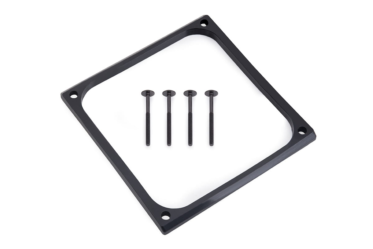 Alphacool Shroud and decoupling 120mm (7mm thickness) incl. 4x M3x37mm Screws
