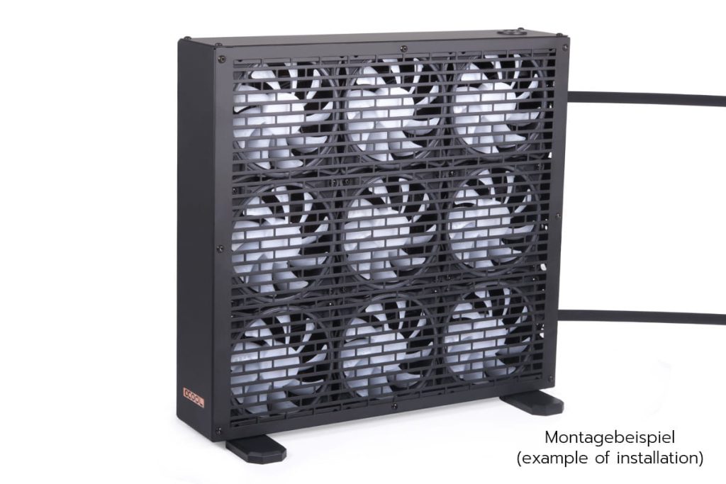 Alphacool NexXxoS Nova 1080 mm fan housing - Black