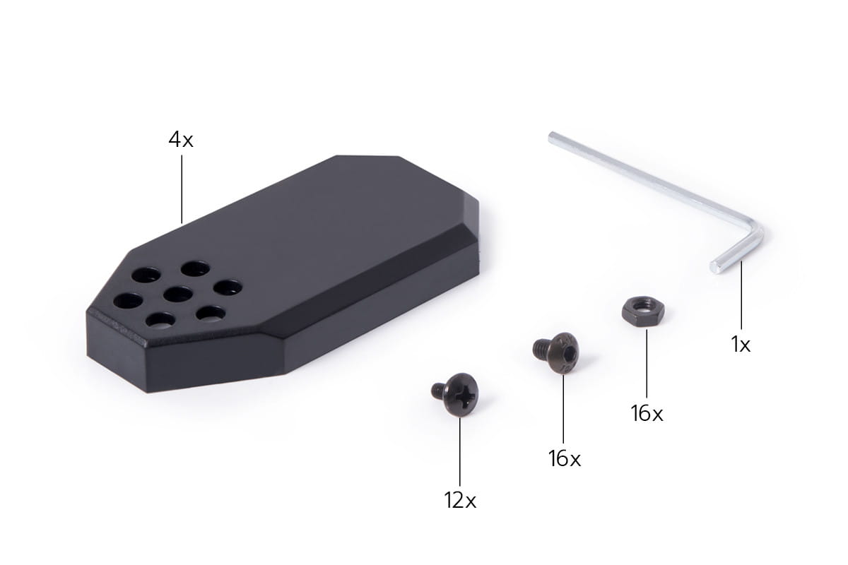 Alphacool NexXxoS Nova 1080 mm fan housing - Black