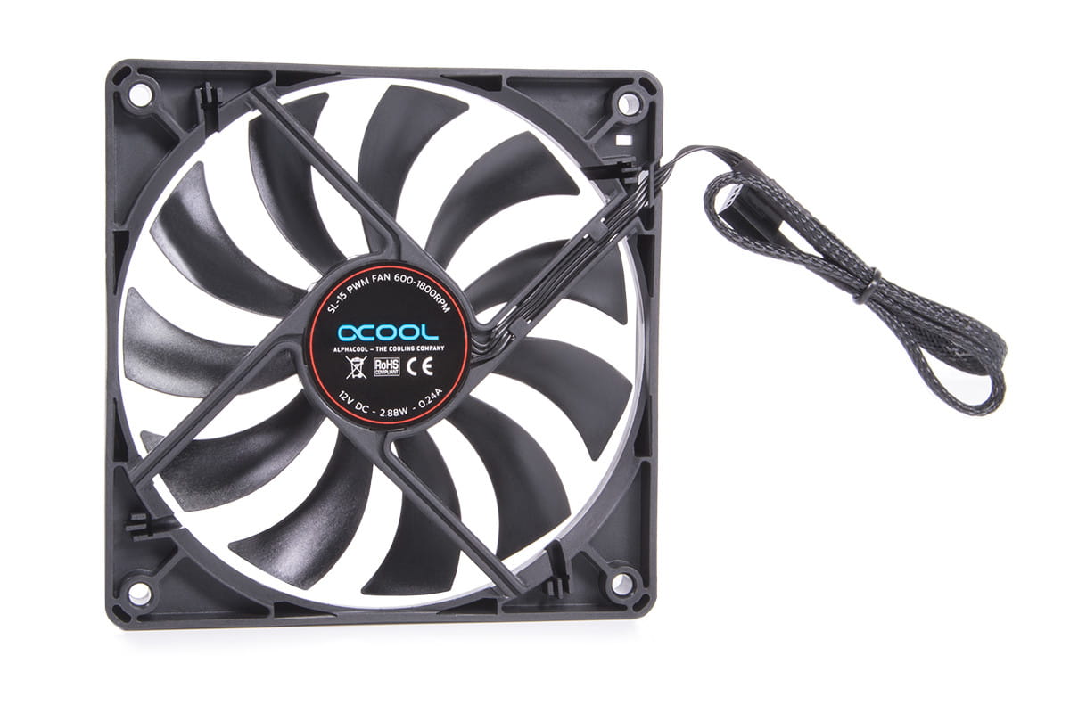 Alphacool SL-15 PWM Fan 600-1800rpm ( 120x120x15mm ) : image 2