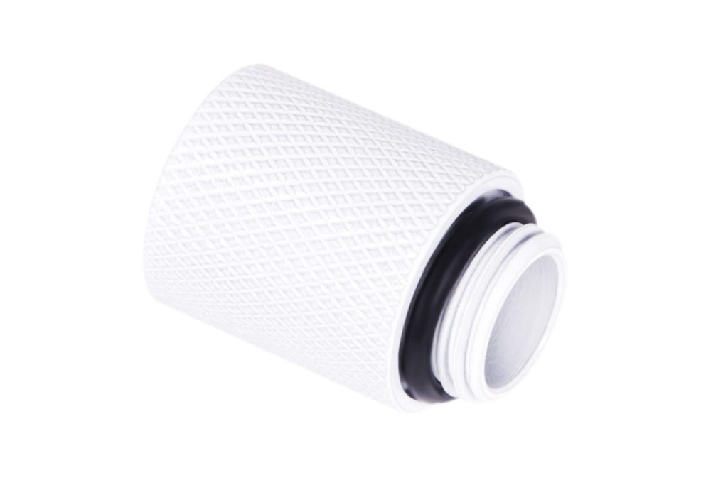 Alphacool Eiszapfen extension 20mm G1/4 outer thread to G1/4 inner thread - white