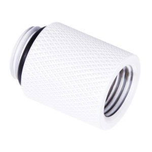 Alphacool Eiszapfen extension 20mm G1/4 outer thread to G1/4 inner thread - white