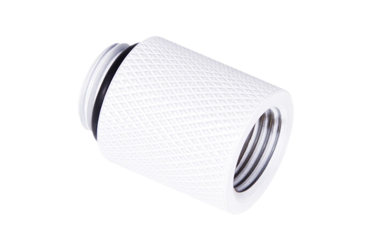 Alphacool Eiszapfen extension 20mm G1/4 outer thread to G1/4 inner thread - white