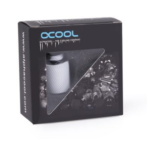 Alphacool Eiszapfen extension 20mm G1/4 outer thread to G1/4 inner thread - white