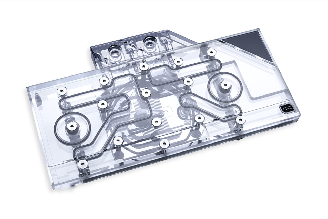 Alphacool Eisblock Aurora Plexi GPX-N RTX 3090/3080 with Backplate (Reference)