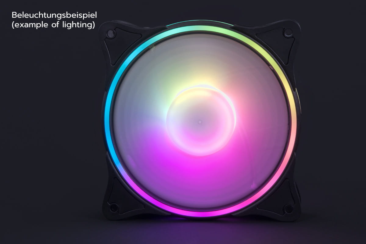Alphacool Rise Aurora 120 mm fan (120x120x25mm)