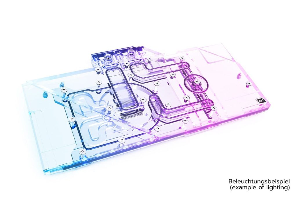 Alphacool Eisblock Aurora Acryl GPX-A Radeon RX 6800/6800XT Gaming X Trio with Backplate