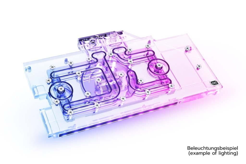Alphacool Eisblock Aurora Acryl GPX-N RTX 3070 ROG Strix with Backplate