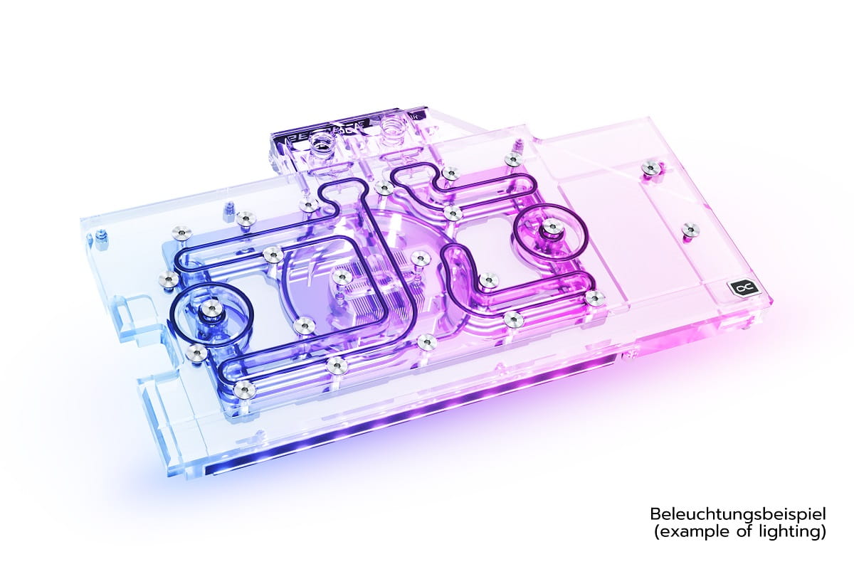 Alphacool Eisblock Aurora Acryl GPX-N RTX 3070 ROG Strix with Backplate
