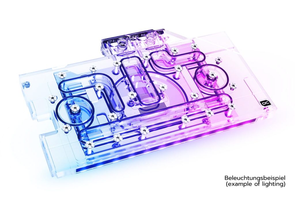 Alphacool Eisblock Aurora Acryl GPX-N RTX 3070 TUF/DUAL with Backplate