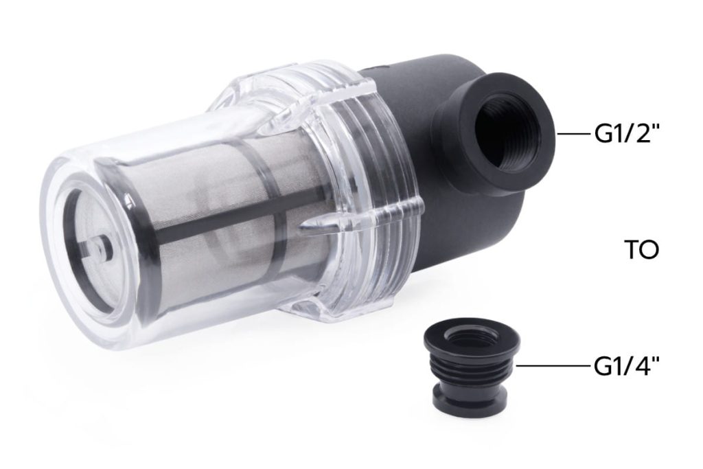 Alphacool ES Big Inline particle filter 2x G1/4 IG