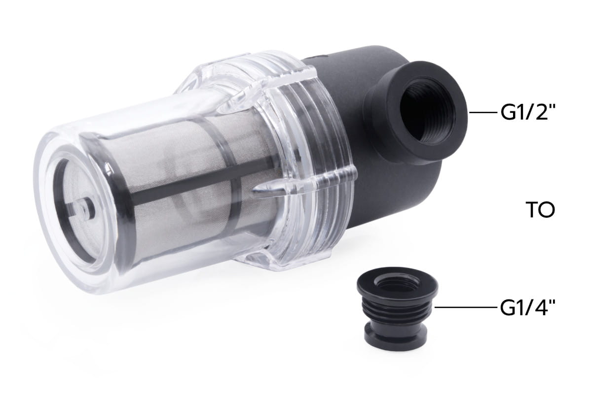 Alphacool ES Big Inline particle filter 2x G1/4 IG