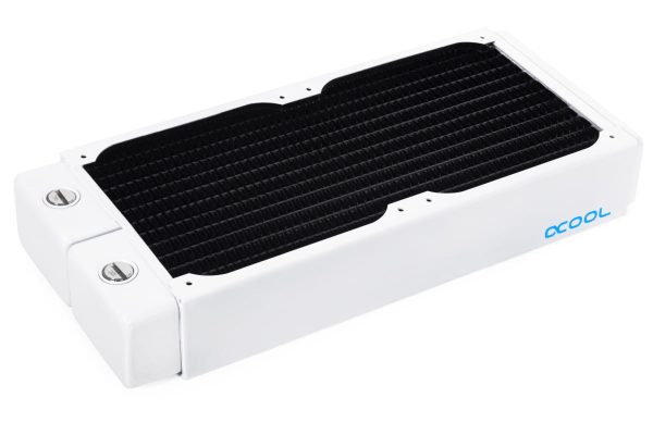 Alphacool NexXxoS XT45 Full Copper 240mm Radiator V.2 – White Special Edition
