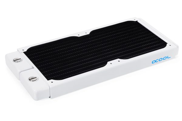 Alphacool NexXxoS ST30 Full Copper 240mm Radiator V.2 – White Special Edition