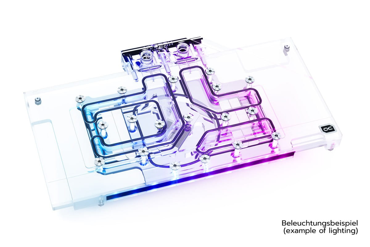 Alphacool Eisblock Aurora Acryl GPX-A RX 6700XT Gaming X with Backplate
