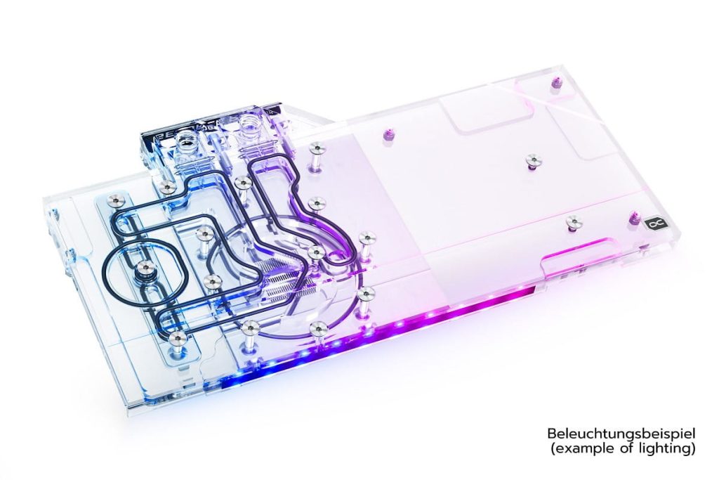Alphacool Eisblock Aurora Acryl GPX-N Geforce RTX 3070 FTW3 Ultra with Backplate